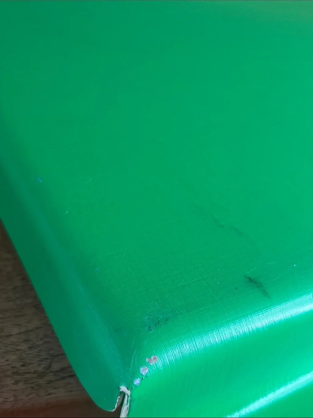 MCM-Kelly Green W/Rolled Edges & White Trim.  Great Retro Tray!